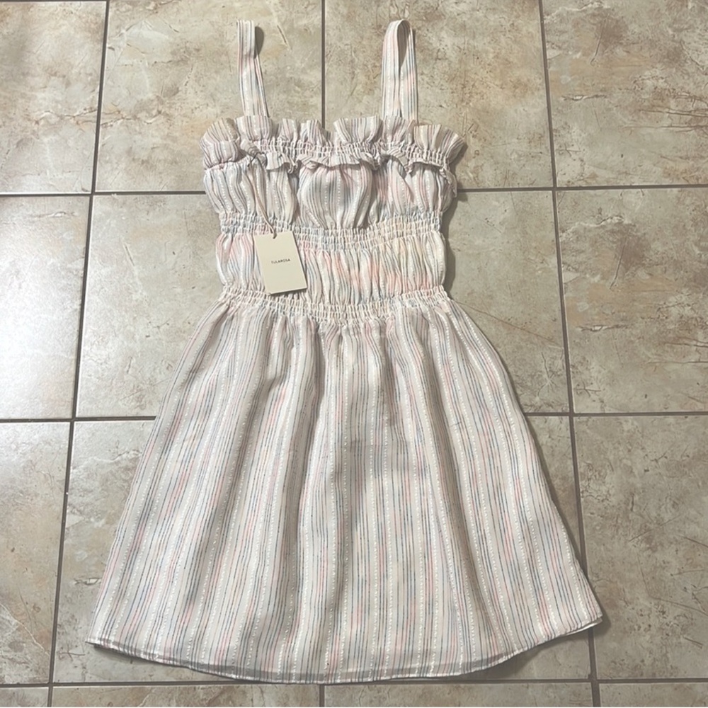 Tularosa Smocked Sundress Stripe NWT Size M